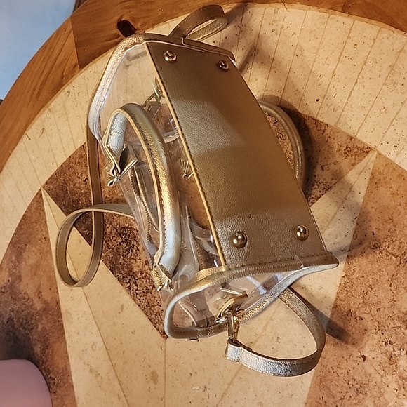 Transparent Gold Women's Handbag - Picture 3 of 3